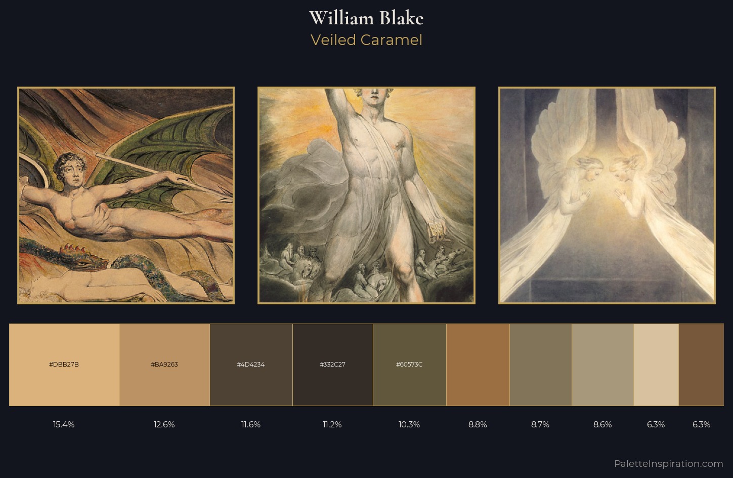 William Blake Palette 7 — Veiled Caramel