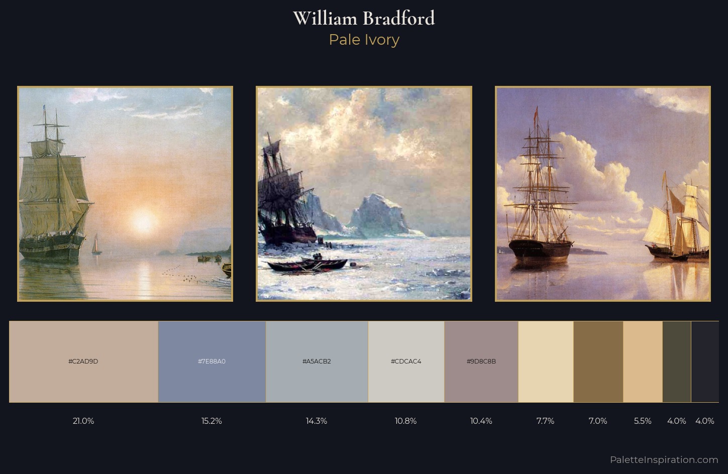 William Bradford Palette 1 — Pale Ivory