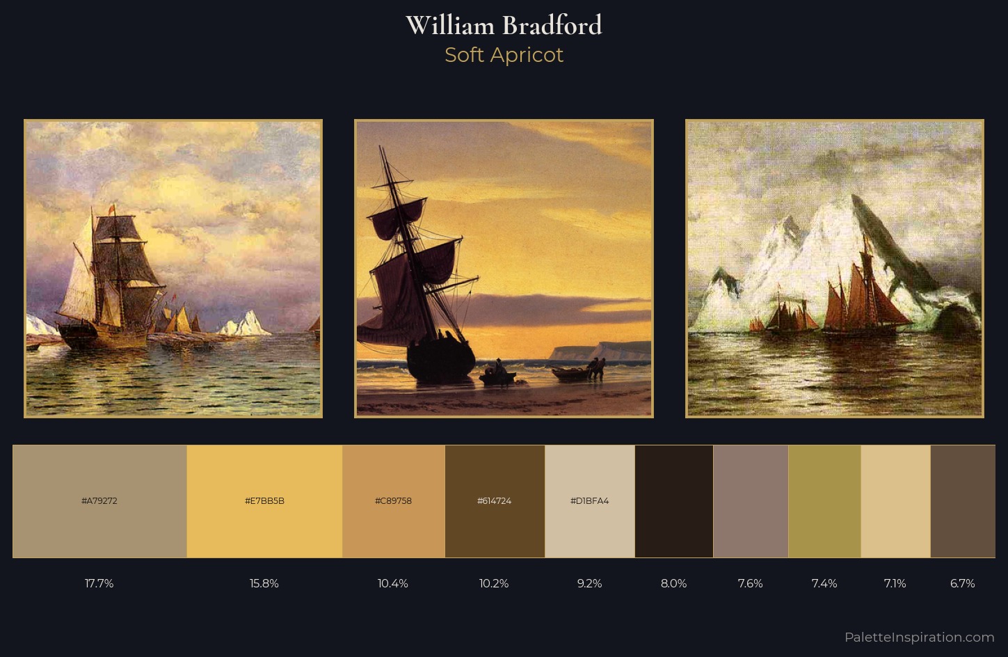 William Bradford Palette 5 — Soft Apricot