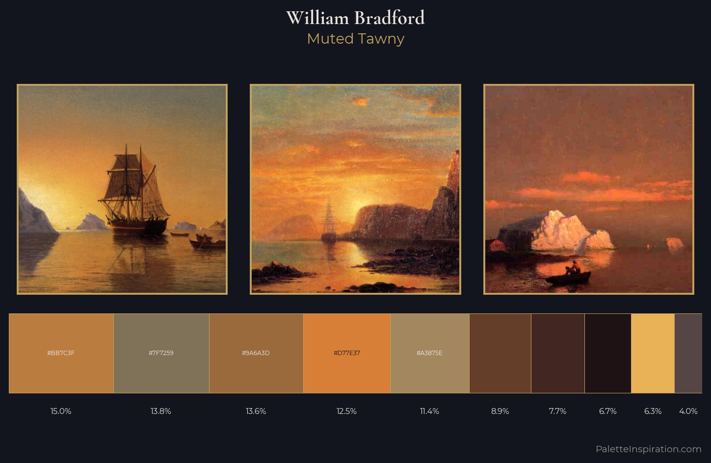 William Bradford Palette 7 — Muted Tawny