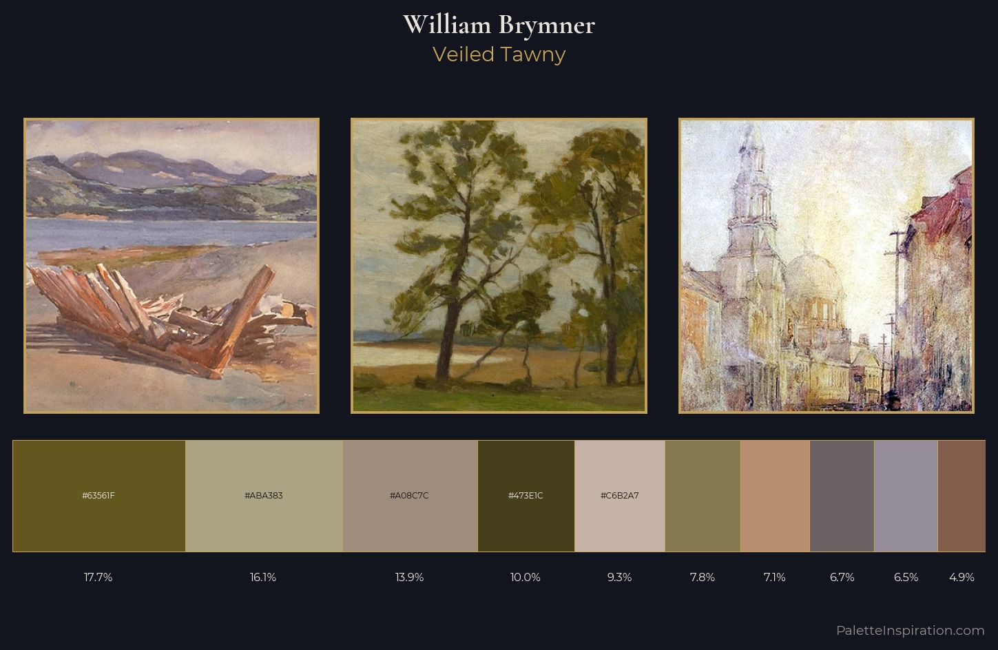 William Brymner Palette 2 — Veiled Tawny