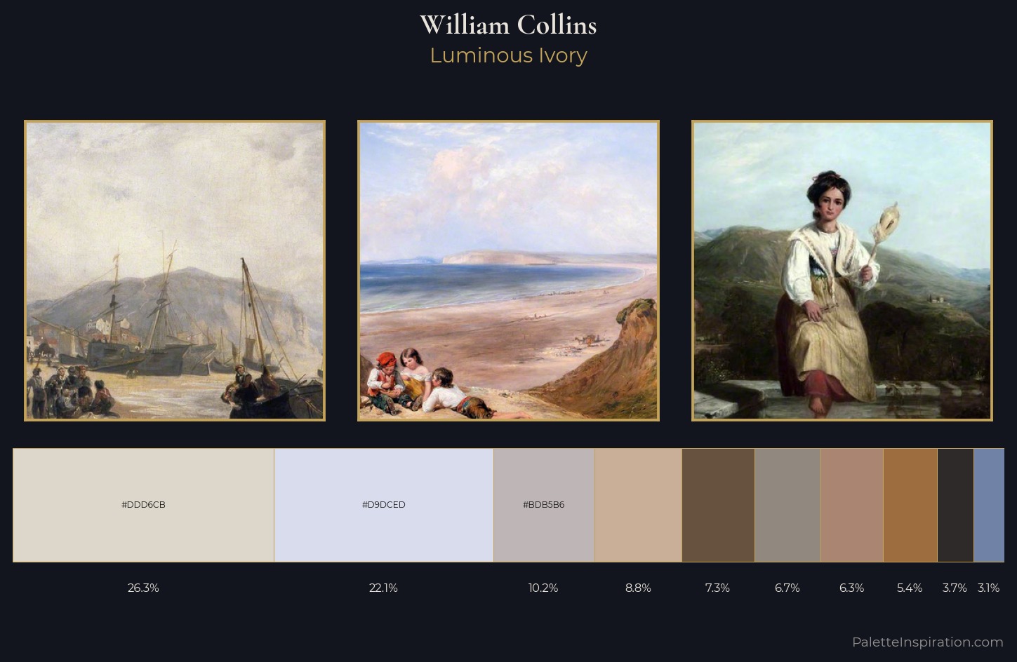 William Collins Palette 1 — Luminous Ivory