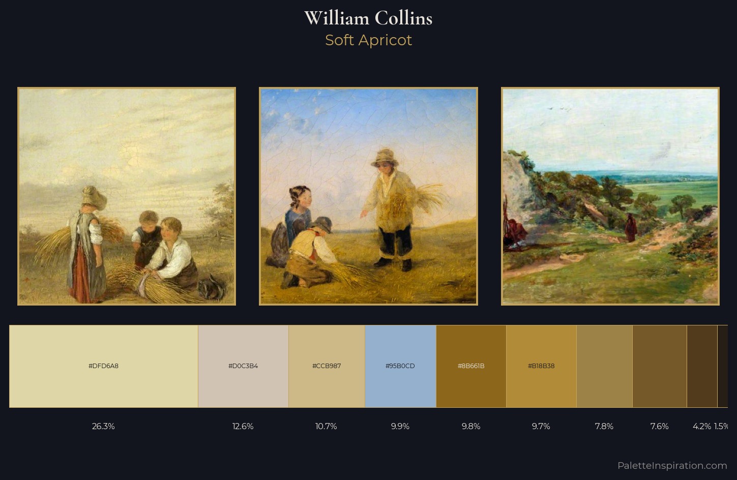 William Collins Palette 3 — Soft Apricot