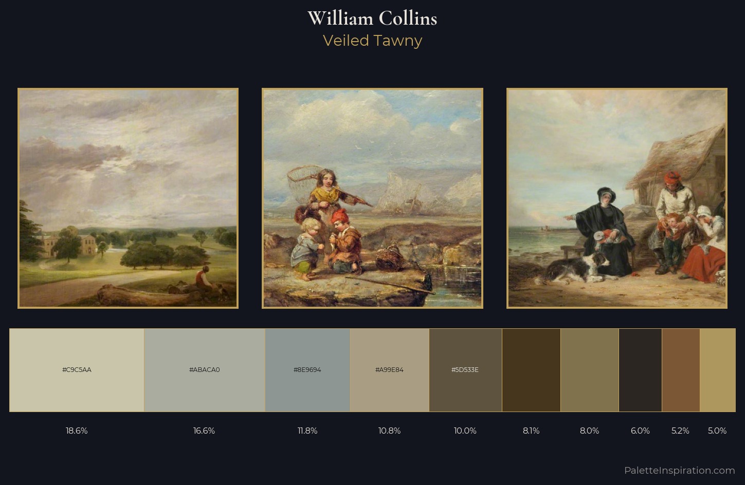 William Collins Palette 4 — Veiled Tawny