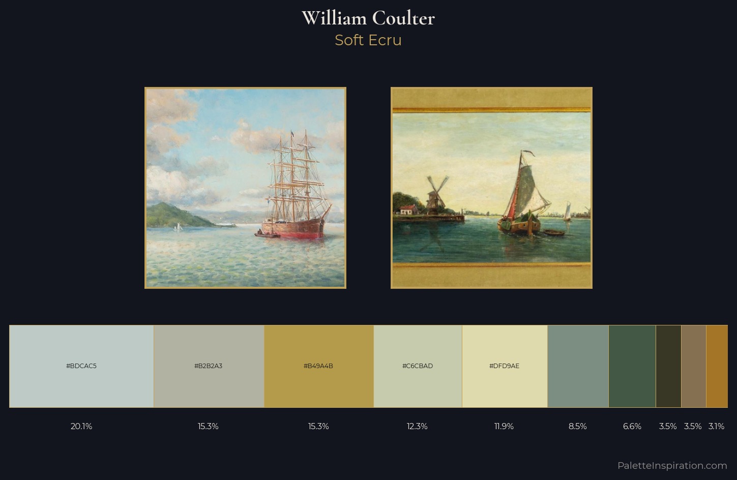 William Coulter Palette 1 — Soft Ecru