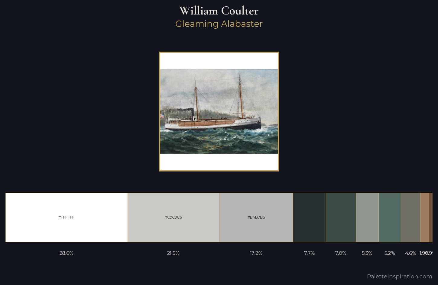 William Coulter Palette 2 — Gleaming Alabaster