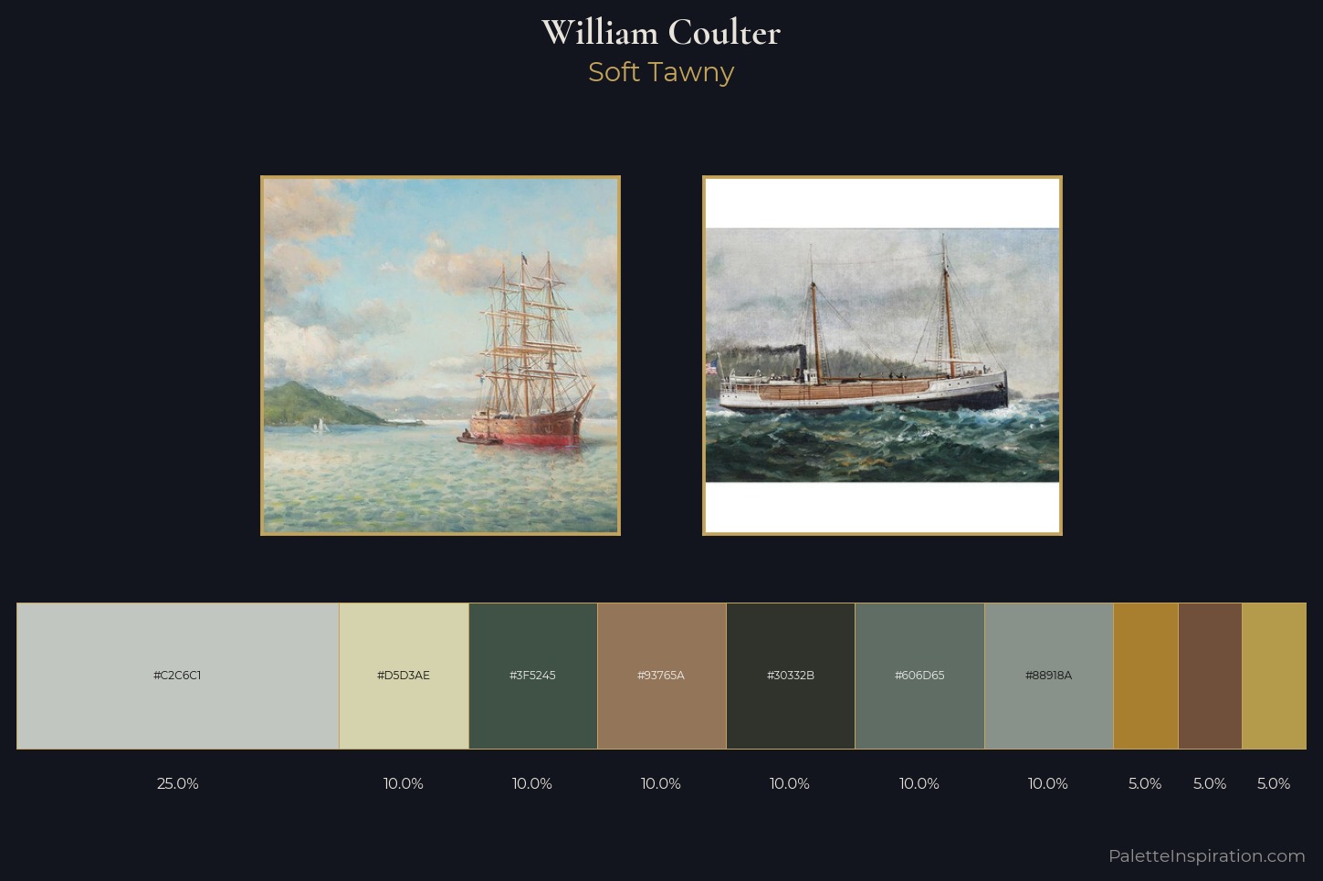 William Coulter Master Palette — Soft Tawny