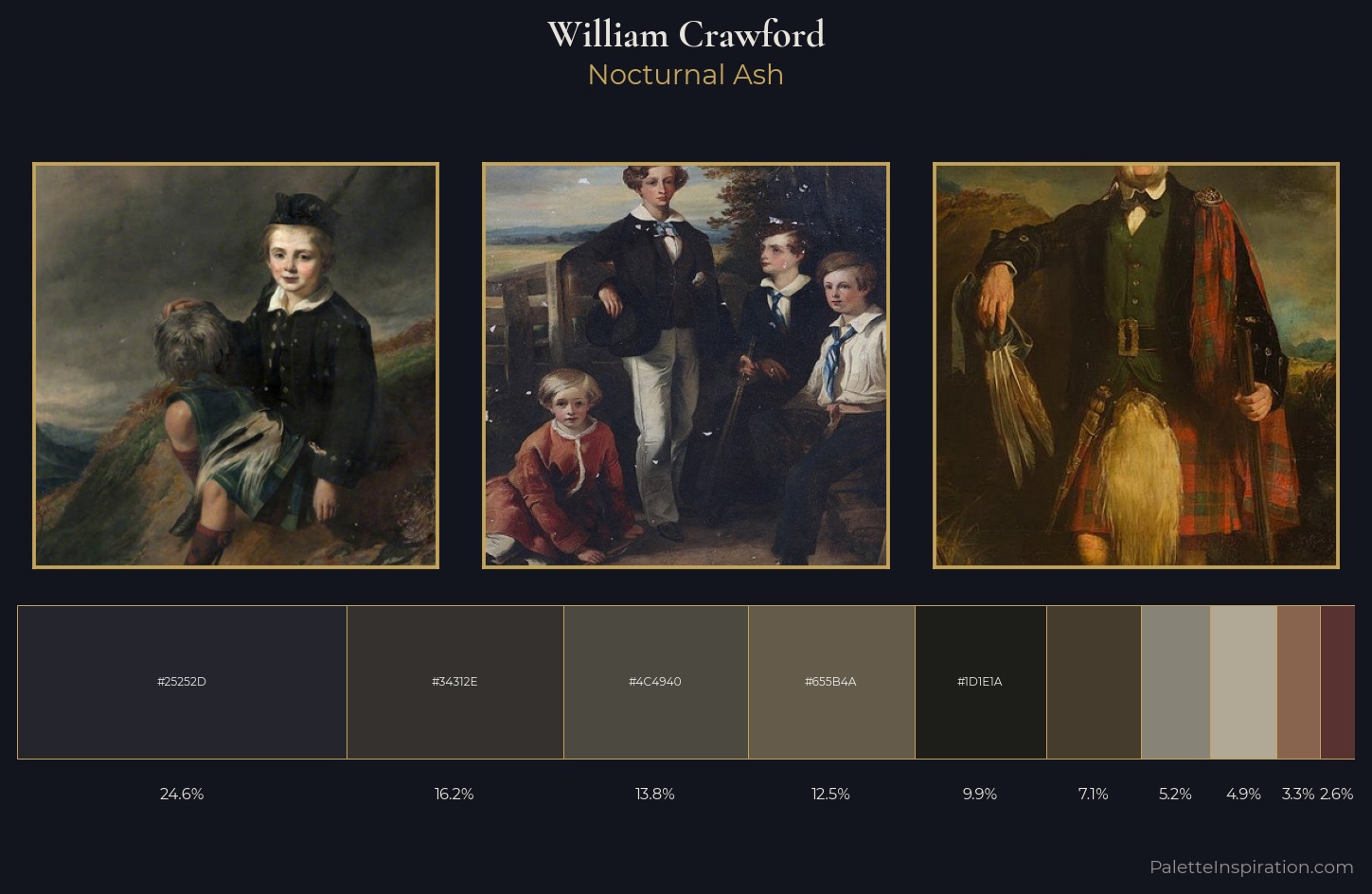 William Crawford Palette 5 — Nocturnal Ash