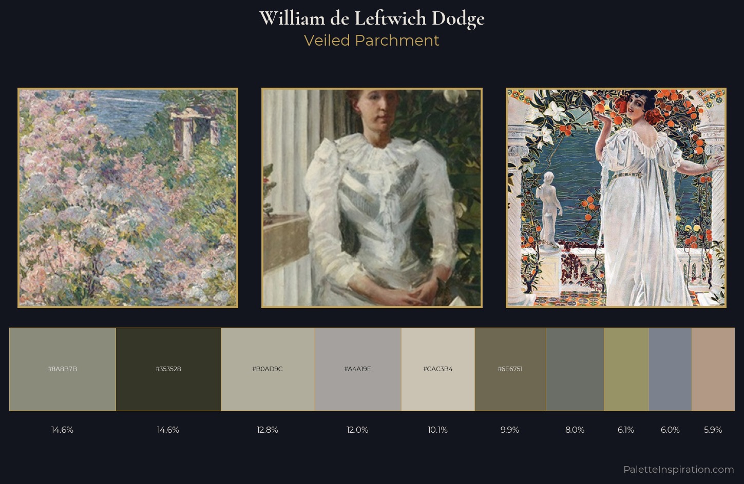 William de Leftwich Dodge Palette 2 — Veiled Parchment