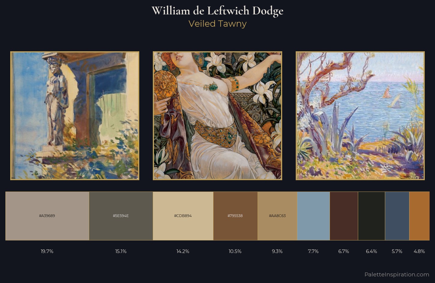 William de Leftwich Dodge Palette 4 — Veiled Tawny