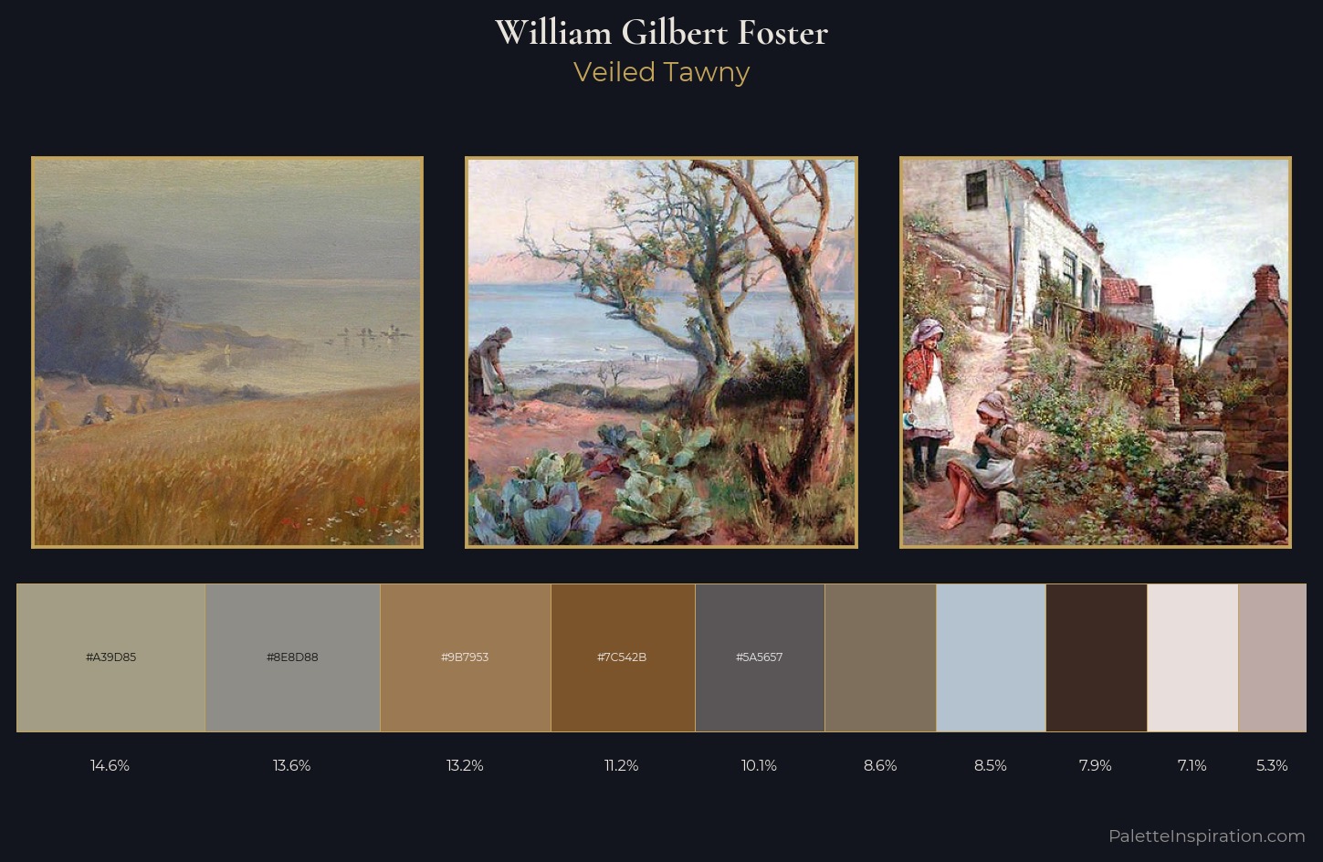 William Gilbert Foster Palette 2 — Veiled Tawny