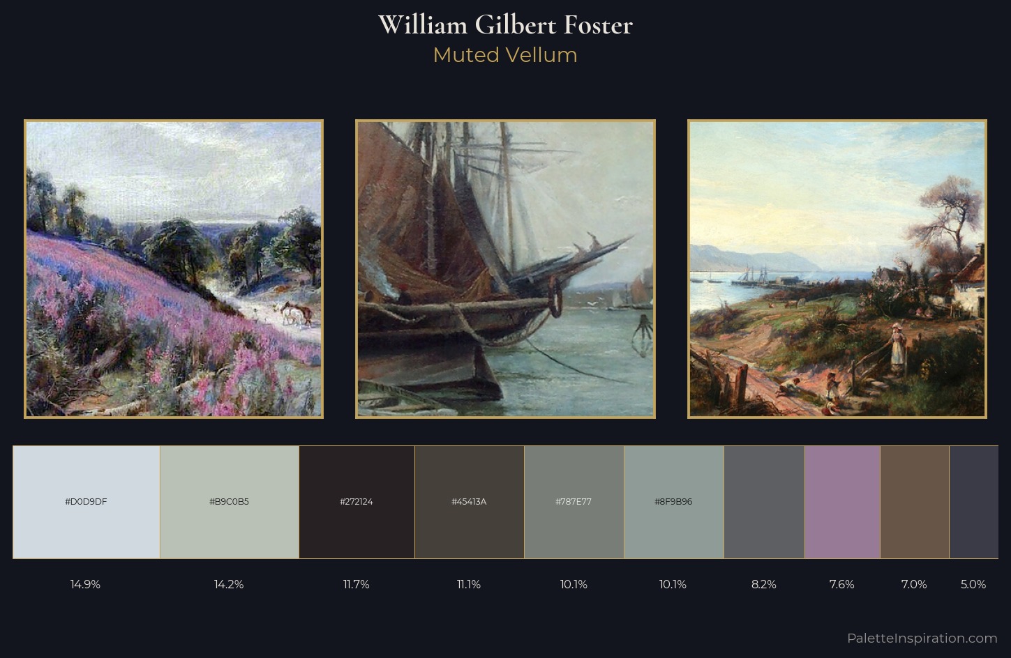 William Gilbert Foster Palette 3 — Muted Vellum