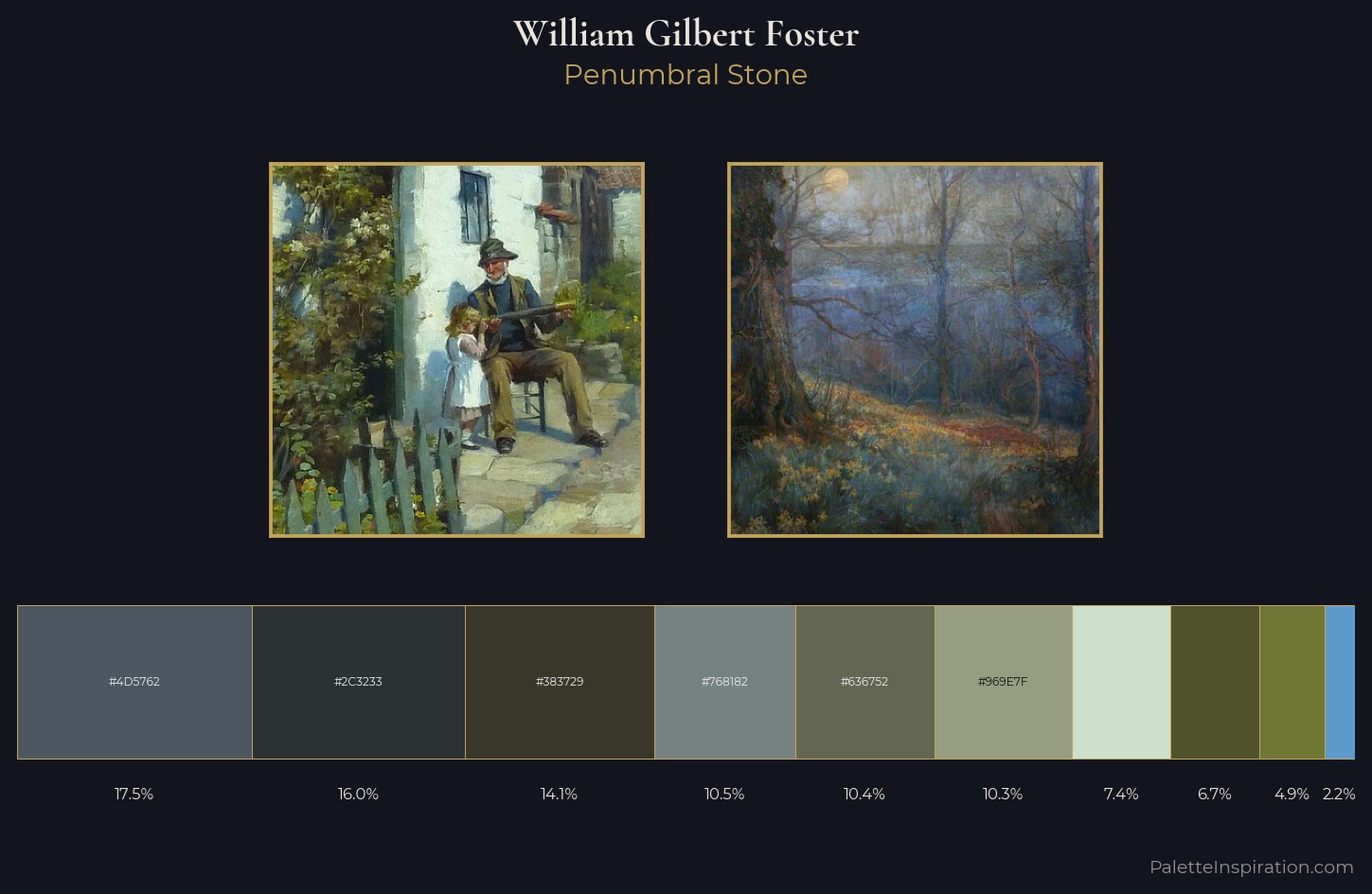 William Gilbert Foster Palette 4 — Penumbral Stone