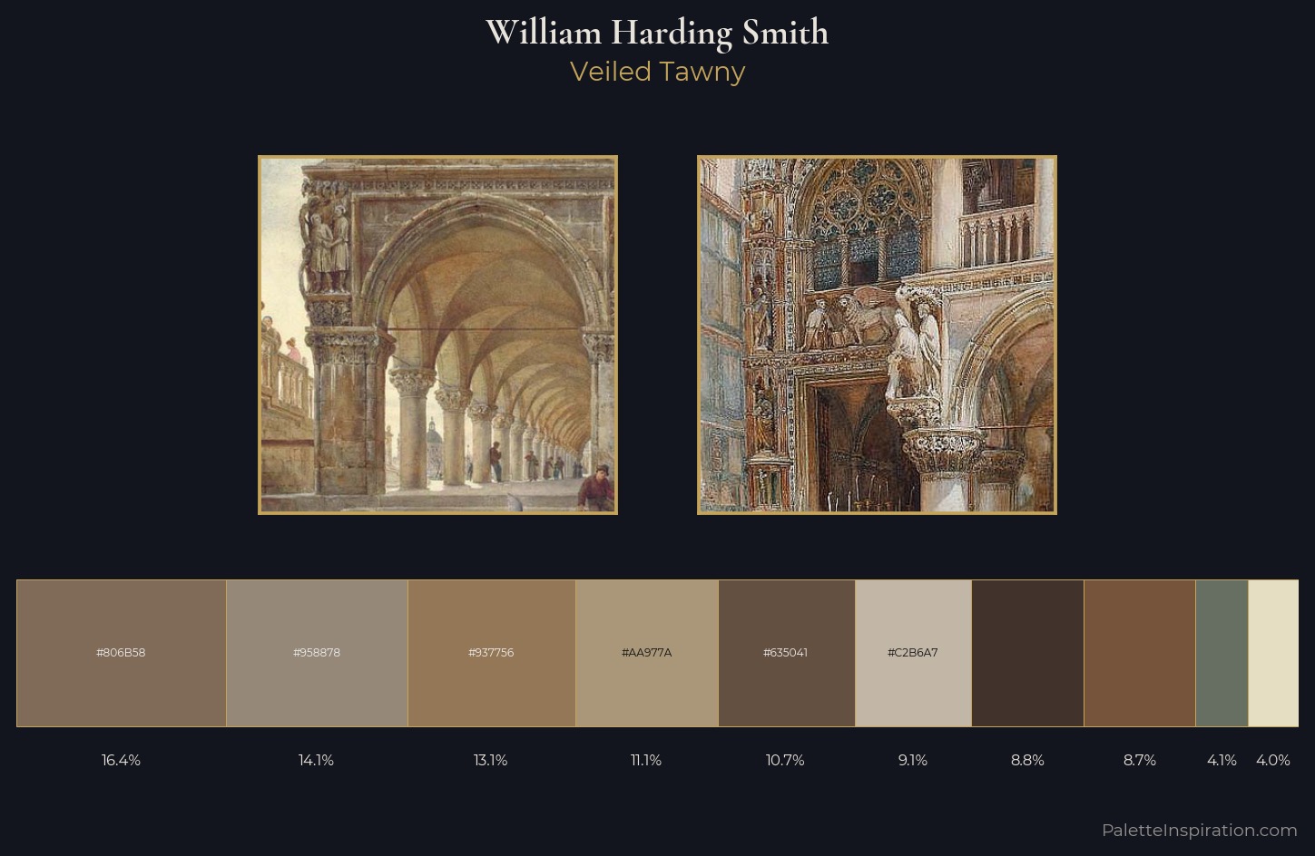 William Harding Smith Palette 1 — Veiled Tawny