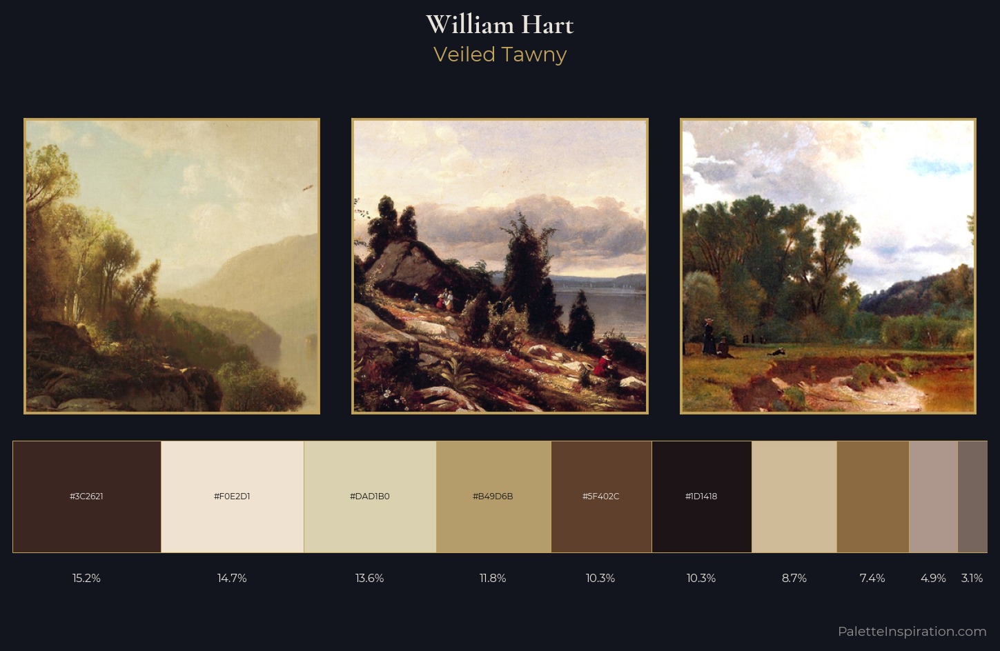 William Hart Palette 2 — Veiled Tawny