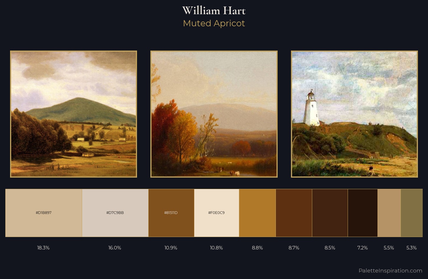 William Hart Palette 4 — Muted Apricot