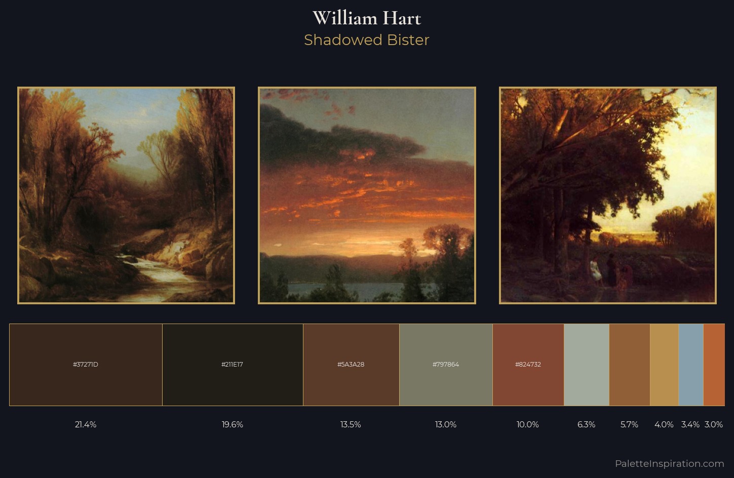 William Hart Palette 7 — Shadowed Bister