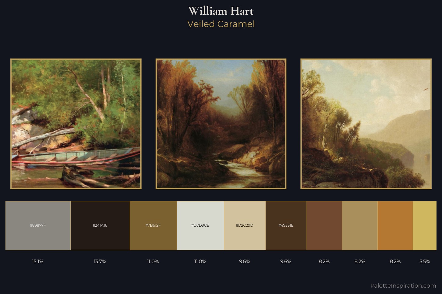 William Hart Master Palette — Veiled Caramel