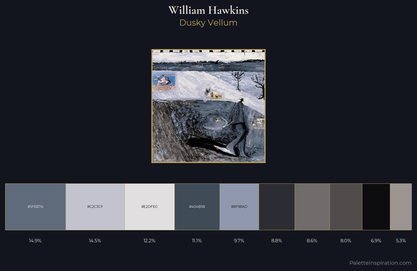 William Hawkins Palette 2 — Dusky Vellum