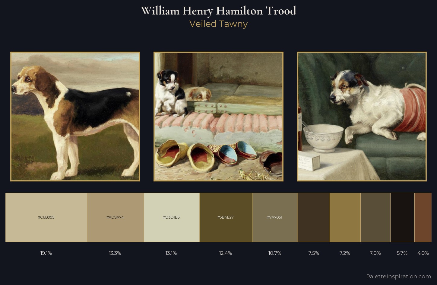 William Henry Hamilton Trood Palette 1 — Veiled Tawny