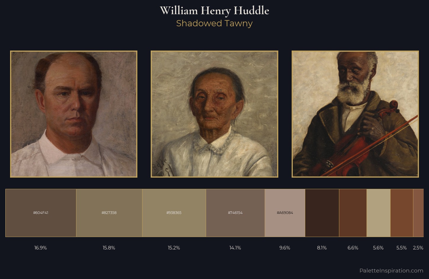 William Henry Huddle Palette 2 — Shadowed Tawny
