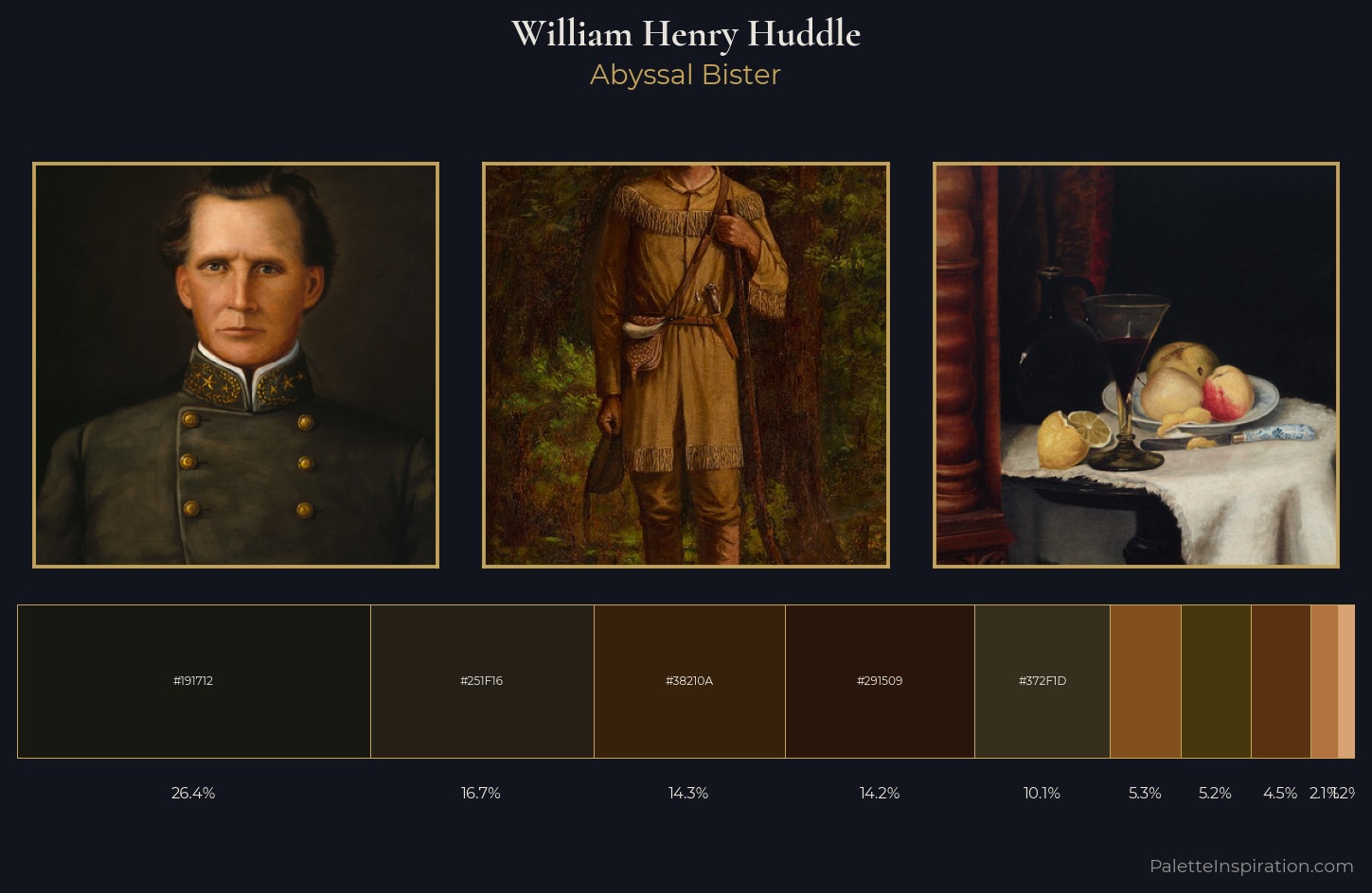 William Henry Huddle Palette 4 — Abyssal Bister