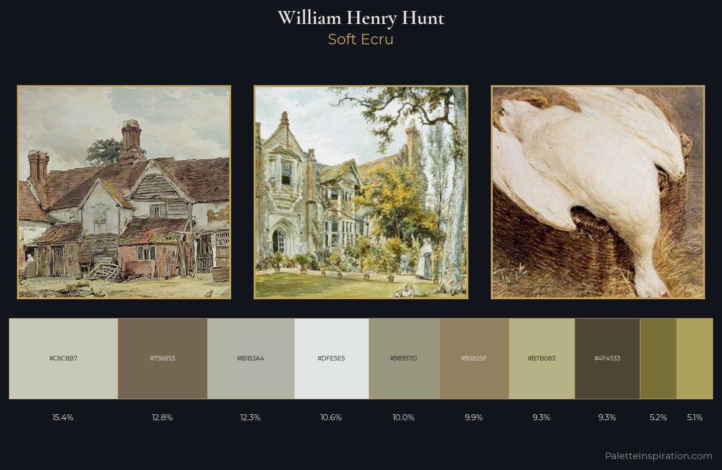 William Henry Hunt Palette 1 — Soft Ecru