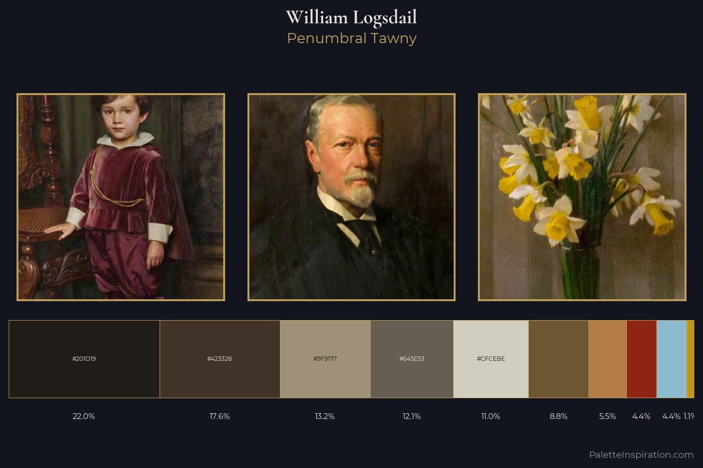William Logsdail Master Palette — Penumbral Tawny