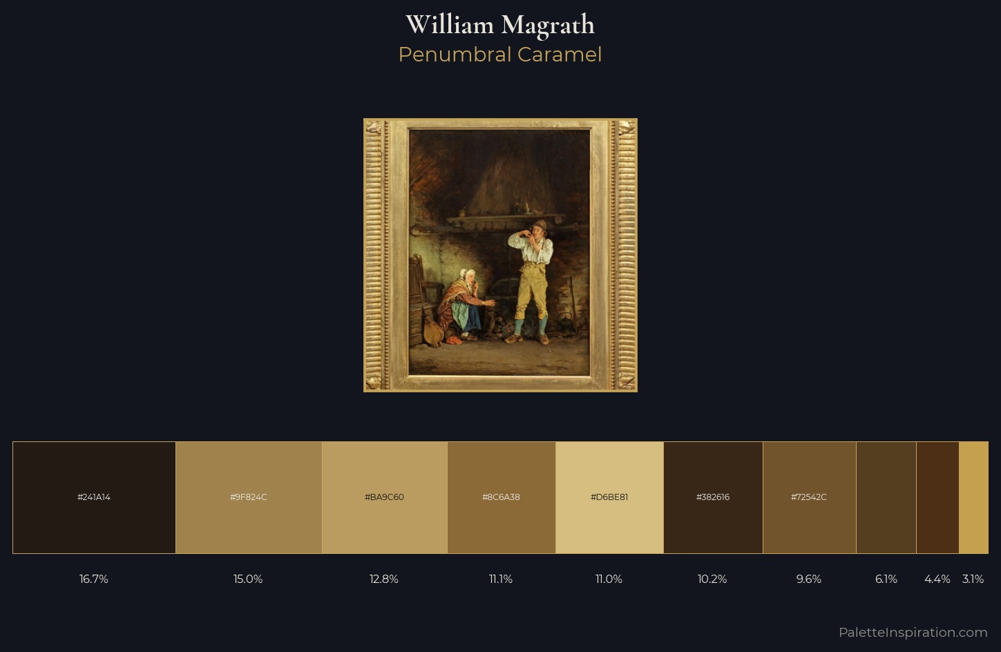 William Magrath Palette 3 — Penumbral Caramel