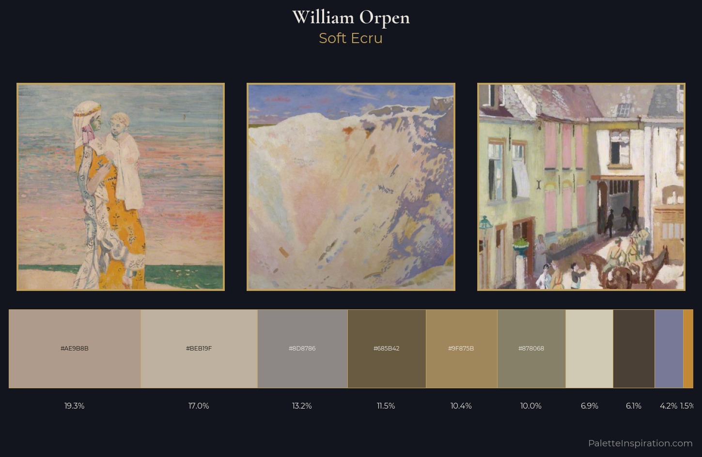 William Orpen Palette 4 — Soft Ecru