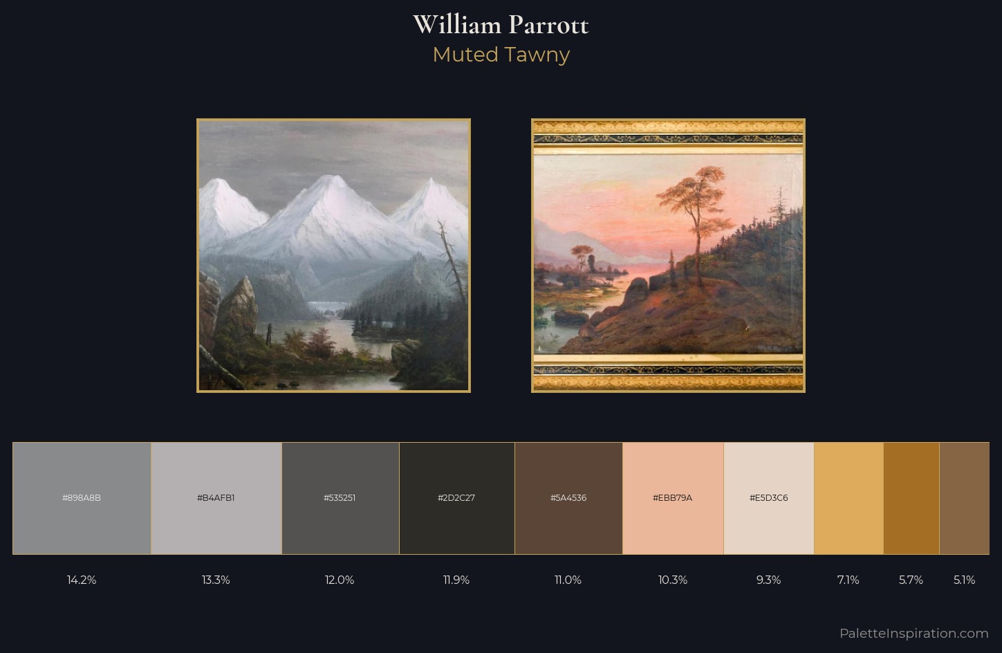 William Parrott Palette 1 — Muted Tawny