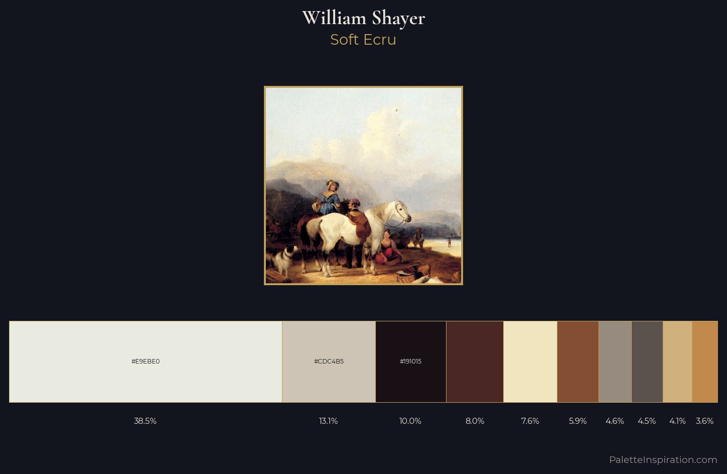 William Shayer Palette 2 — Soft Ecru