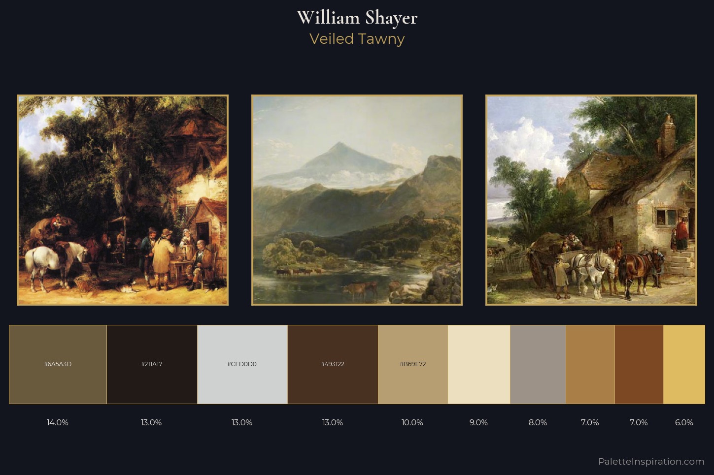 William Shayer Master Palette — Veiled Tawny