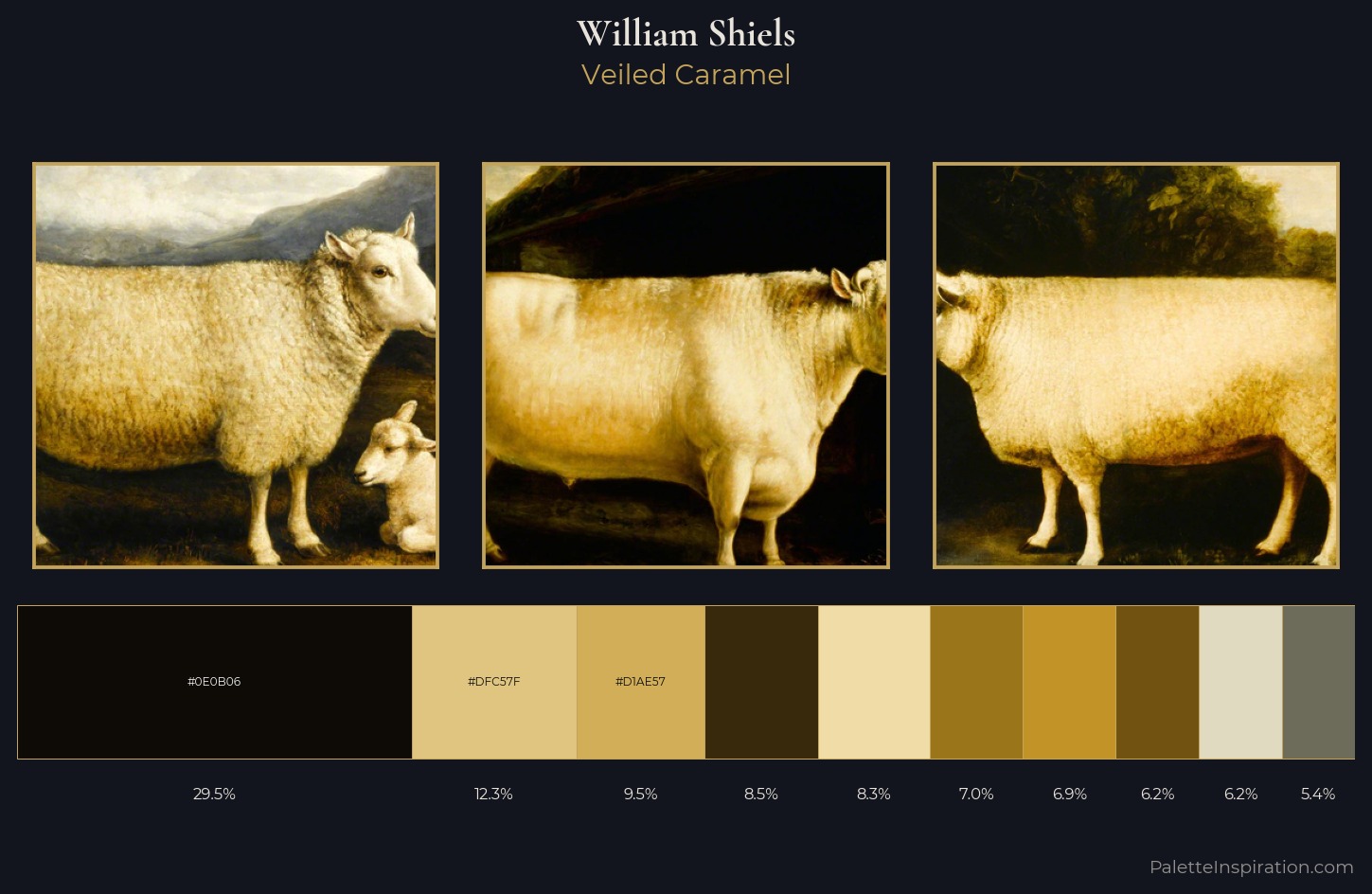 William Shiels Palette 1 — Veiled Caramel