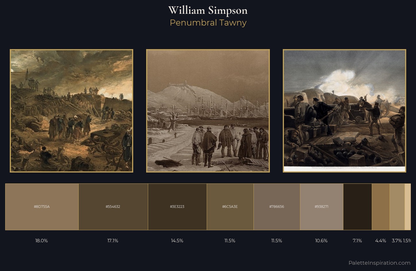 William Simpson Palette 4 — Penumbral Tawny