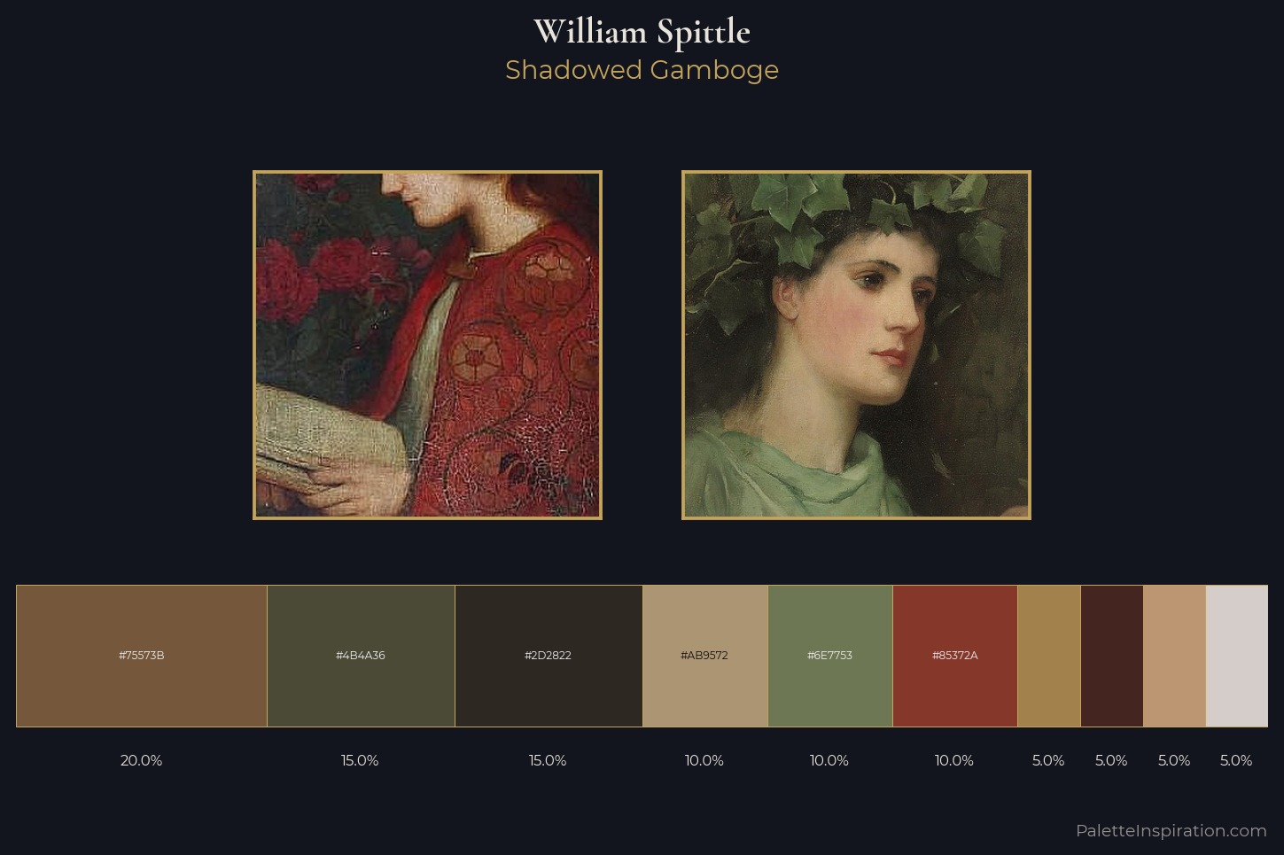 William Spittle Master Palette — Shadowed Gamboge