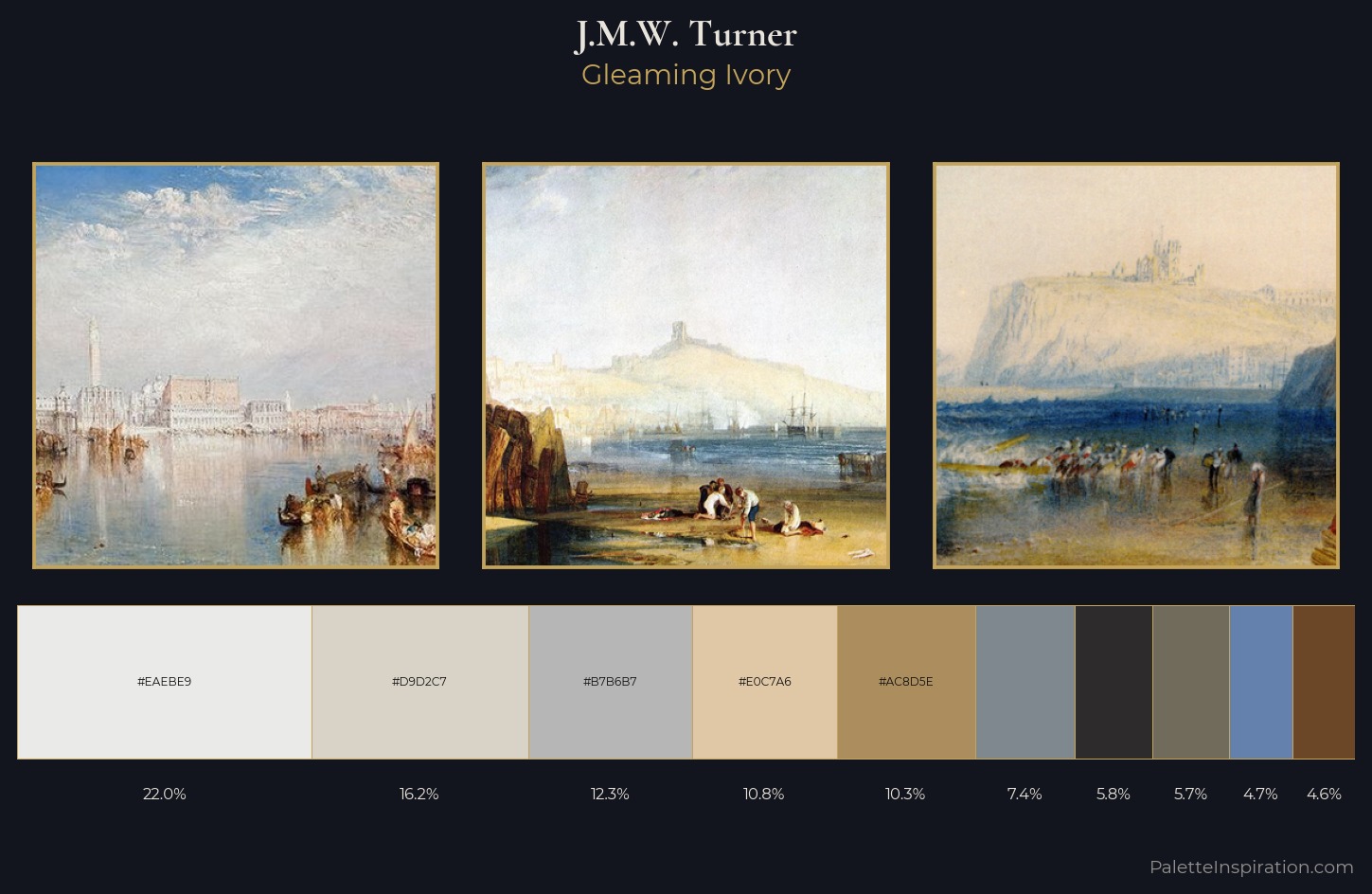 J.M.W. Turner Palette 4 — Gleaming Ivory