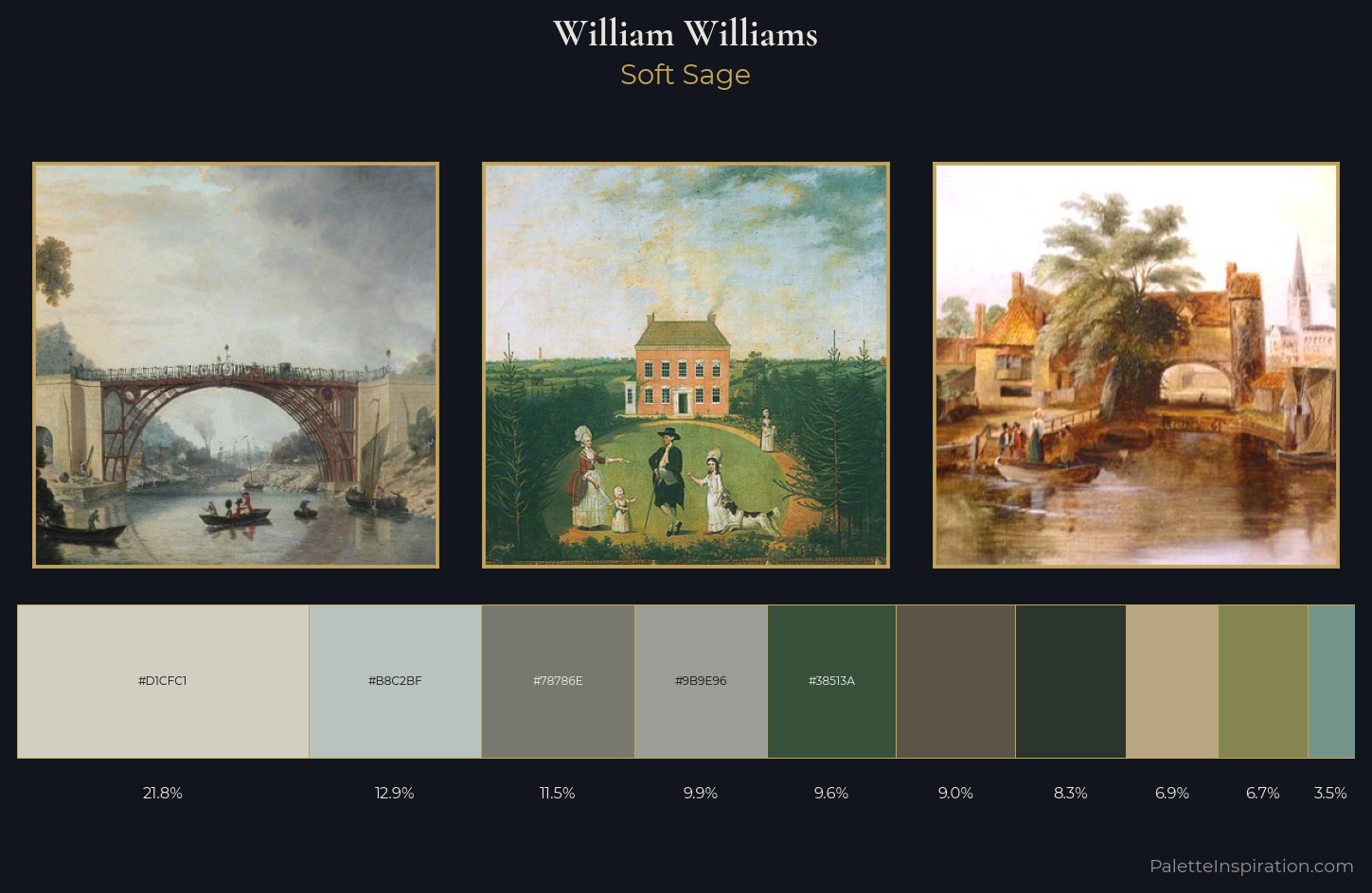 William Williams Palette 1 — Soft Sage