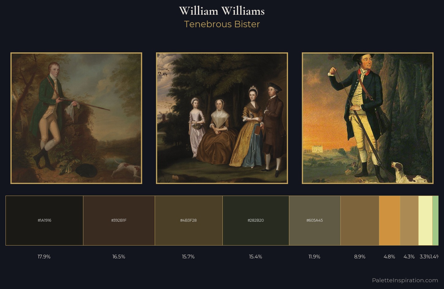 William Williams Palette 4 — Tenebrous Bister