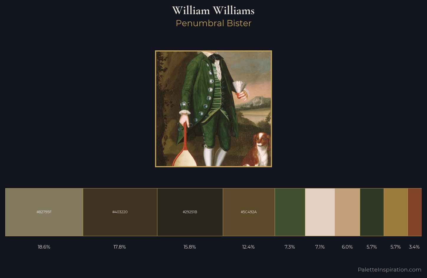 William Williams Palette 6 — Penumbral Bister