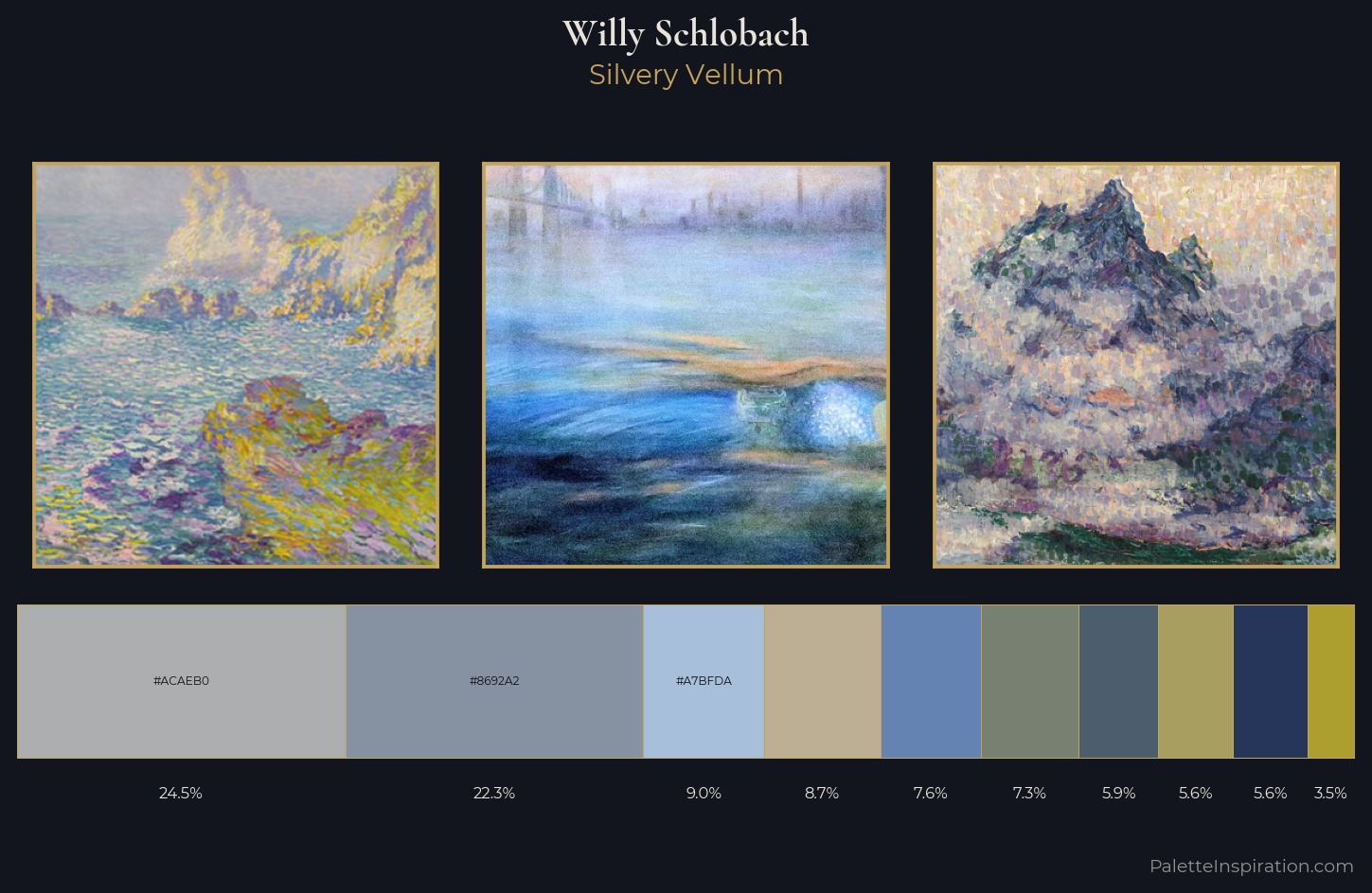 Willy Schlobach Palette 4 — Silvery Vellum