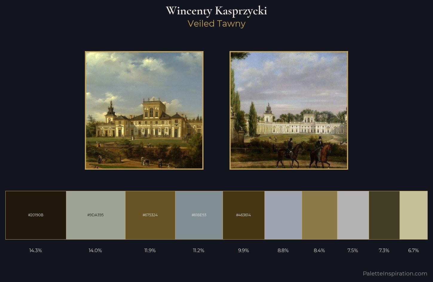 Wincenty Kasprzycki Palette 1 — Veiled Tawny
