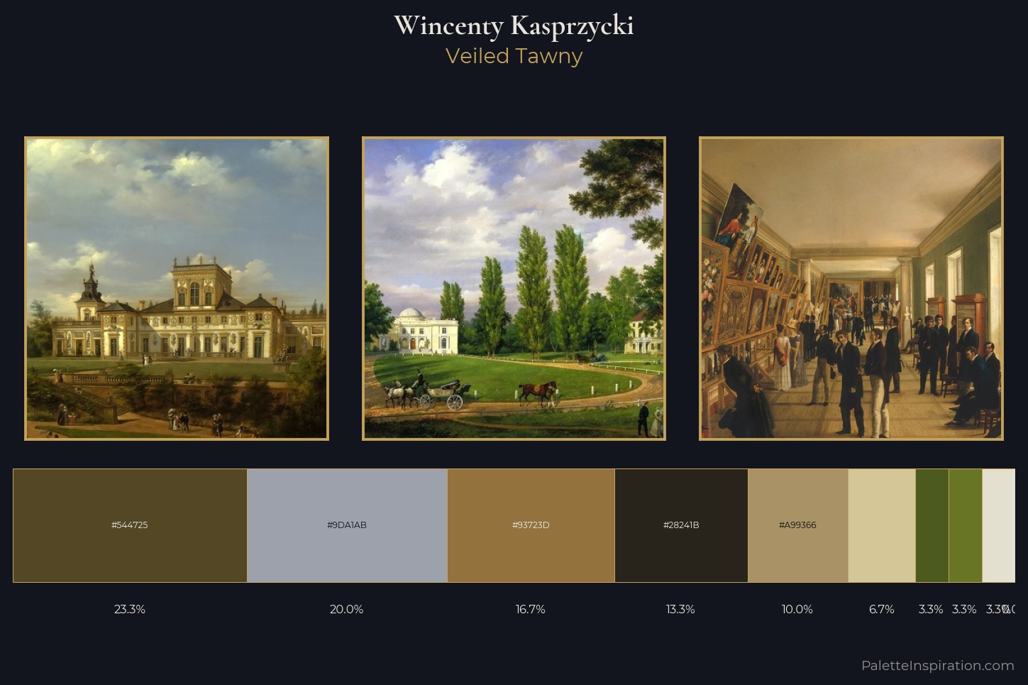 Wincenty Kasprzycki Master Palette — Veiled Tawny