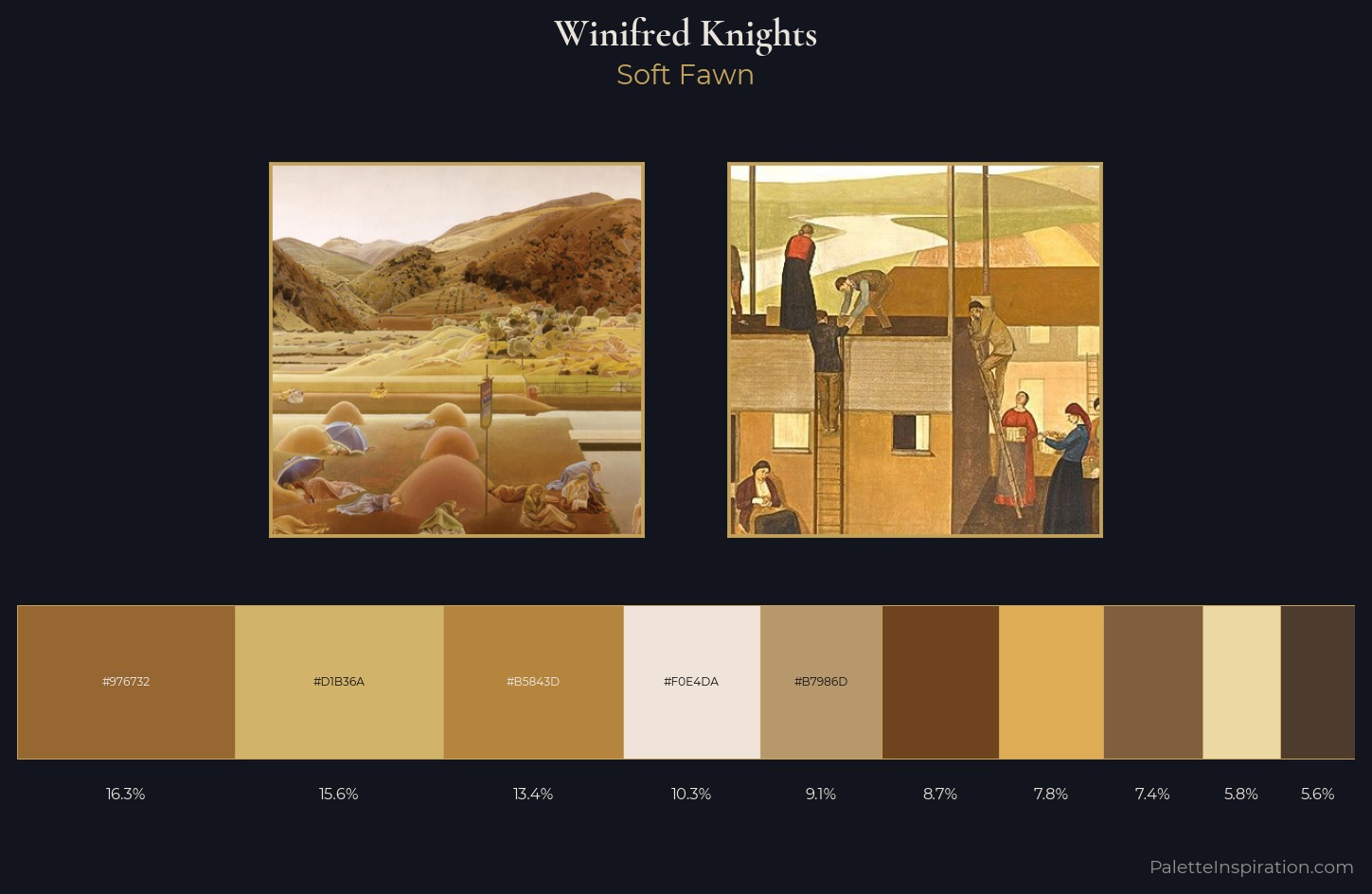 Winifred Knights Palette 1 — Soft Fawn