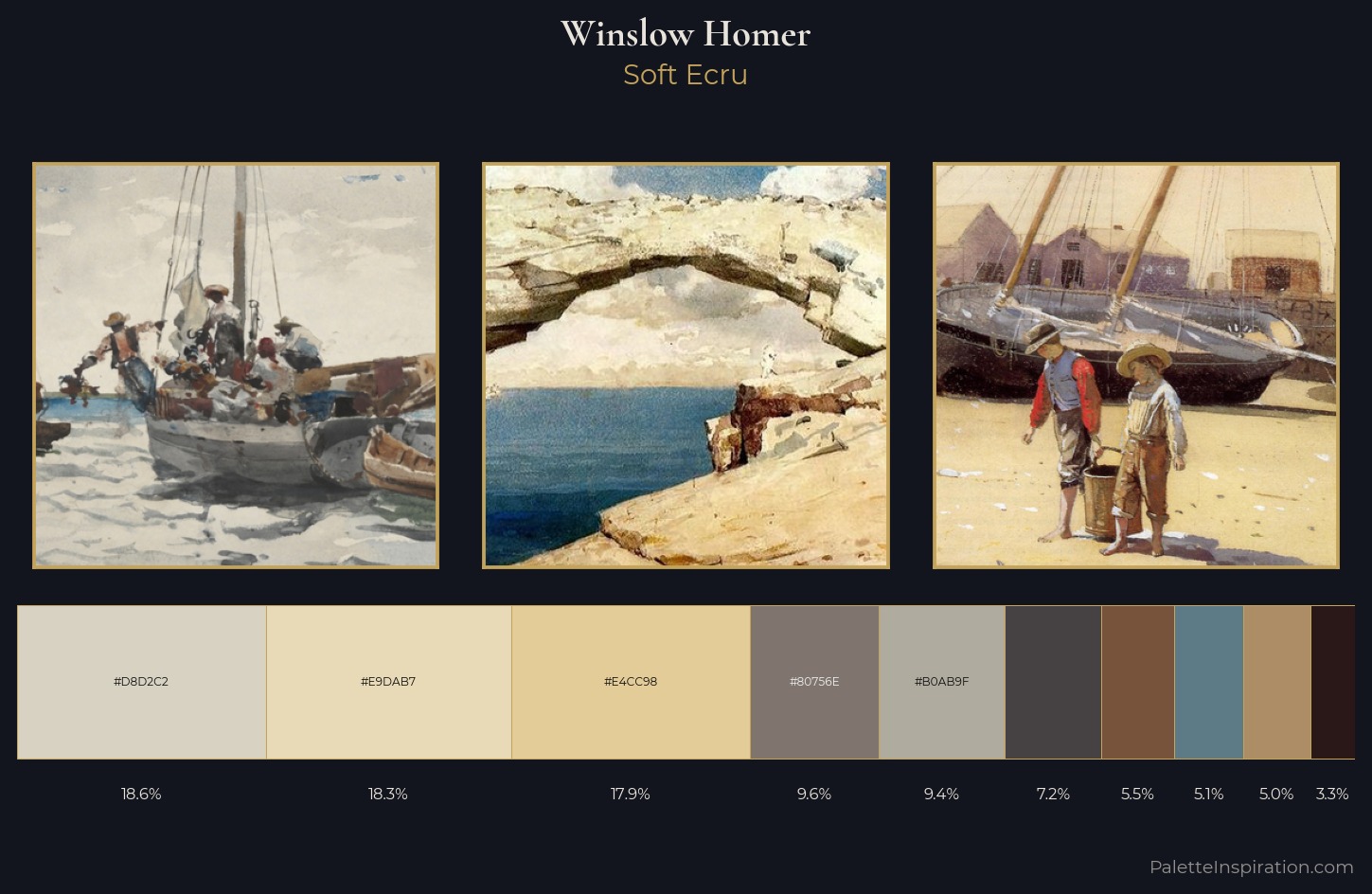 Winslow Homer Palette 4 — Soft Ecru