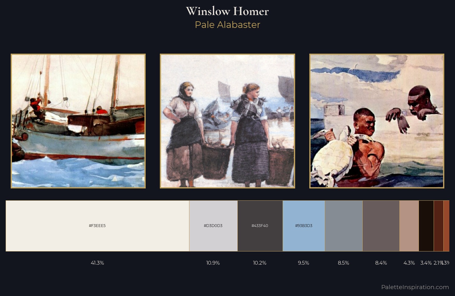 Winslow Homer Palette 7 — Pale Alabaster