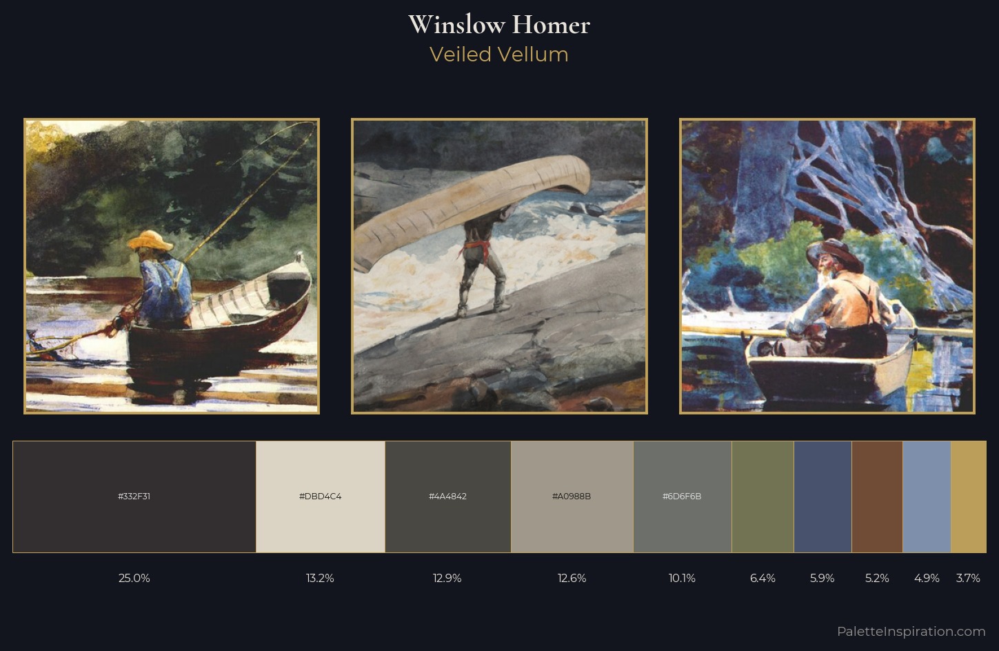 Winslow Homer Palette 10 — Veiled Vellum