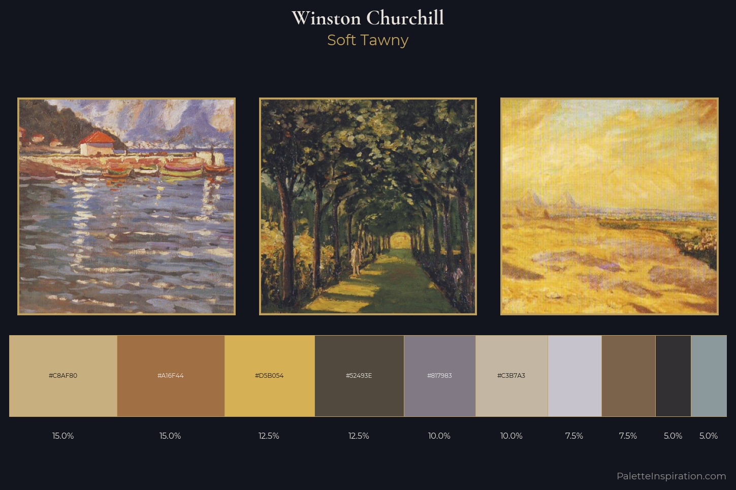 Winston Churchill Master Palette — Soft Tawny