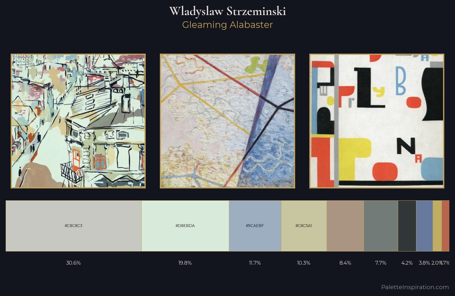 Wladyslaw Strzeminski Palette 1 — Gleaming Alabaster