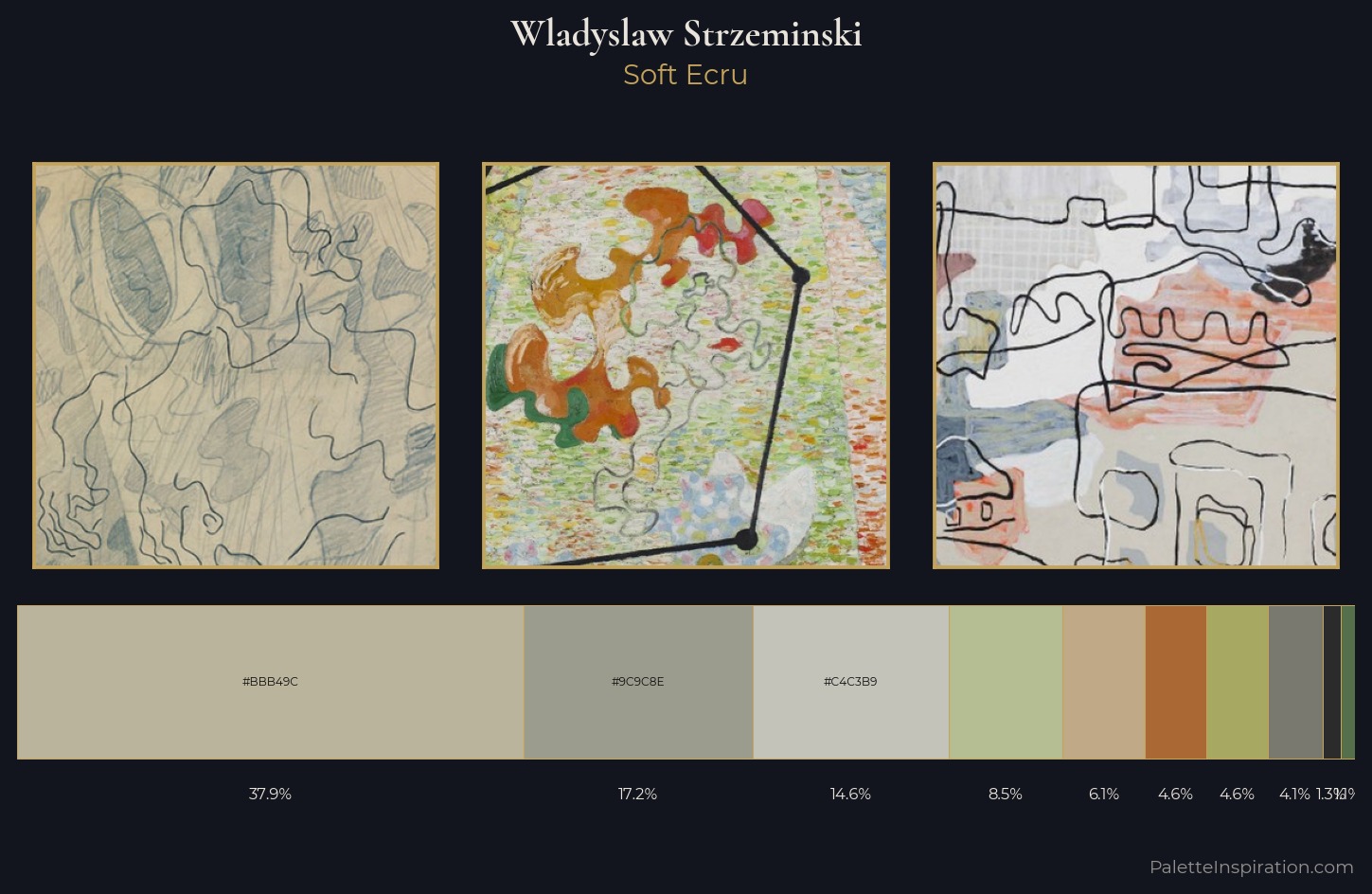 Wladyslaw Strzeminski Palette 3 — Soft Ecru